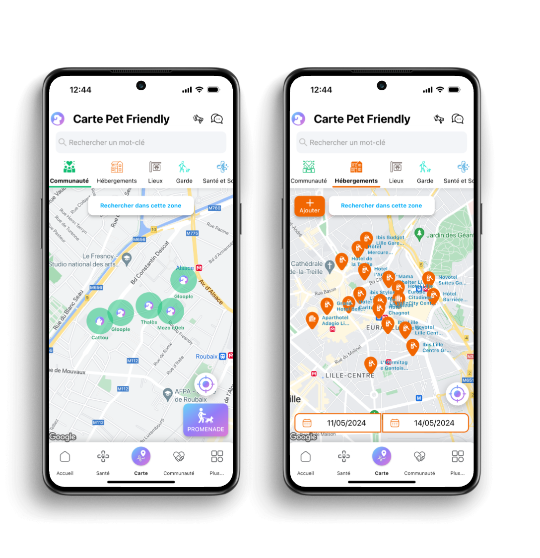 Apps animaux de compagnie